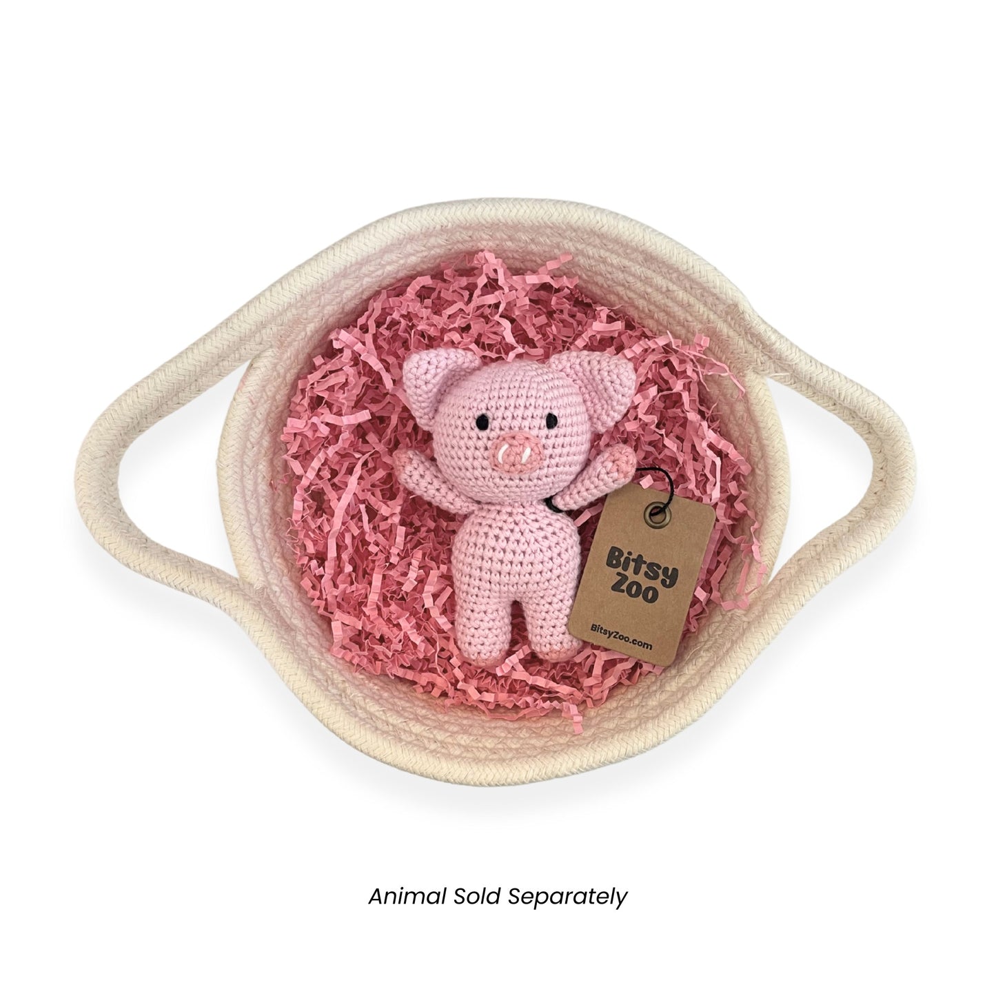 Bitsy Basket with Color Fluff