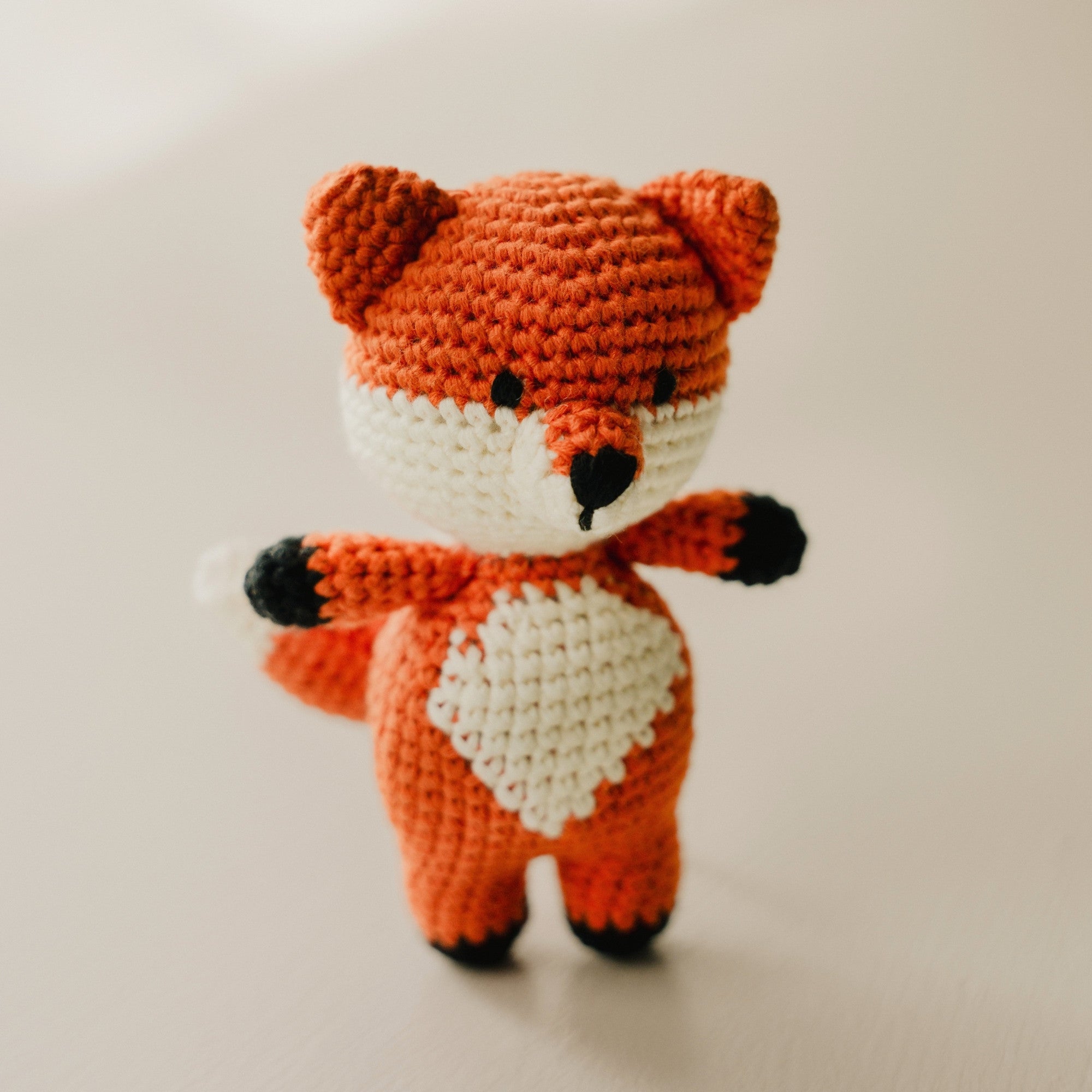 Finn the Feisty Fox - Bitsy Crochet Stuffed Animal – Bitsy Zoo