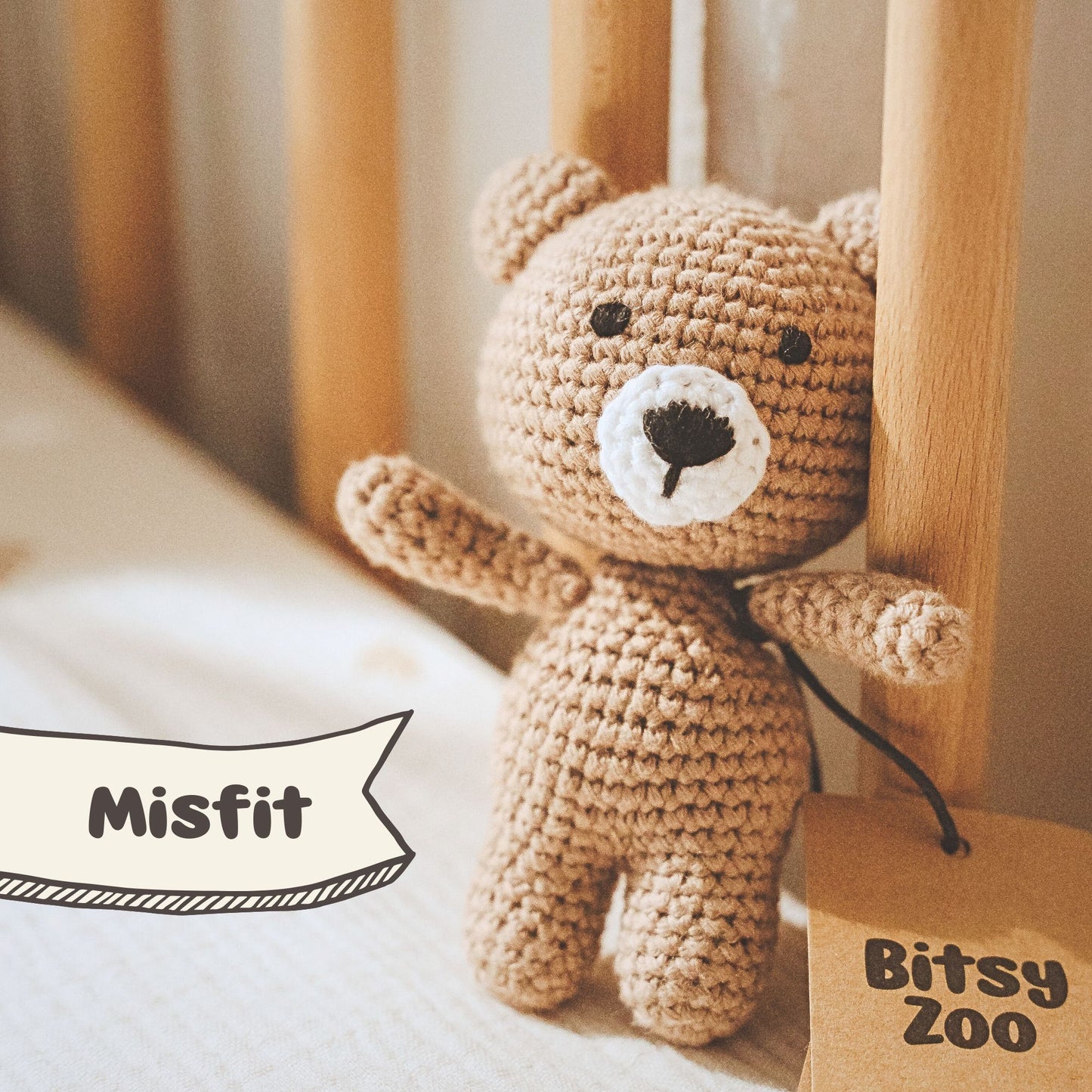 *Misfit* Glare Bear - Bargain Bin Bitsy