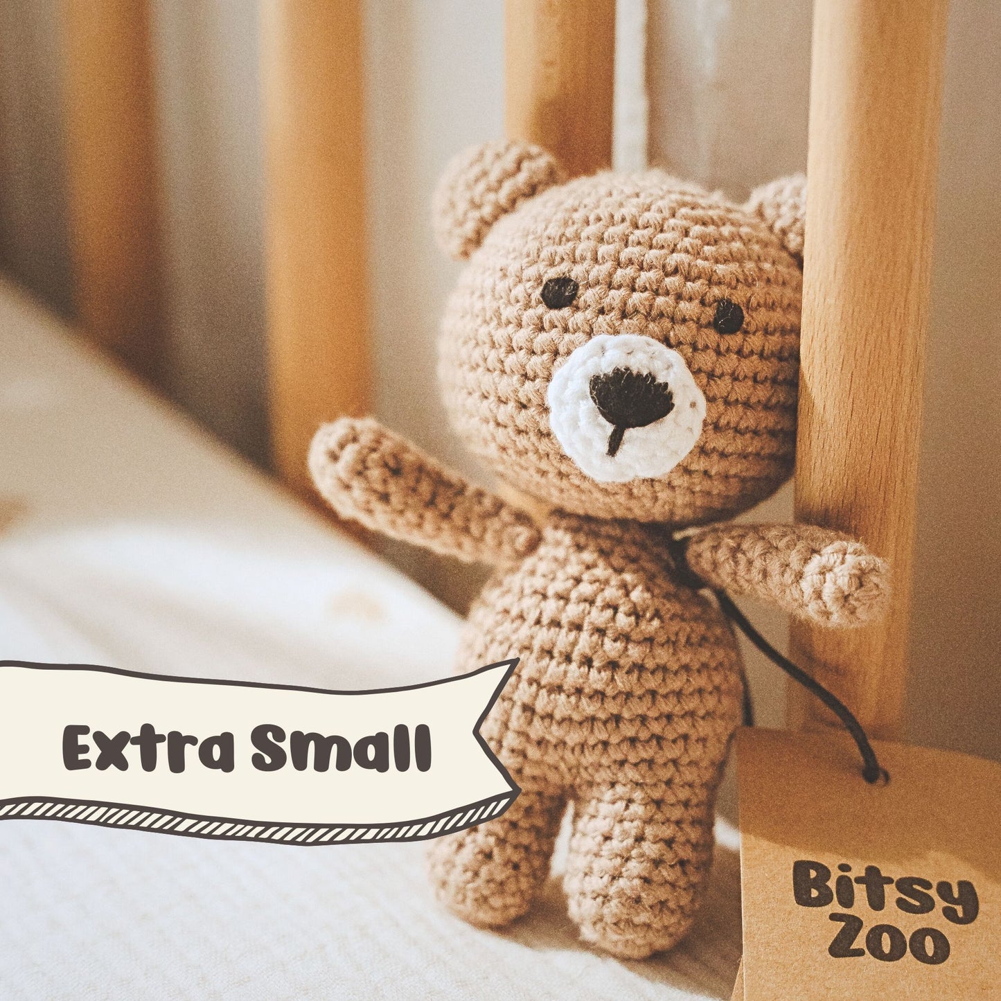 *Extra Small* Glare Bear - Bargain Bin Bitsy