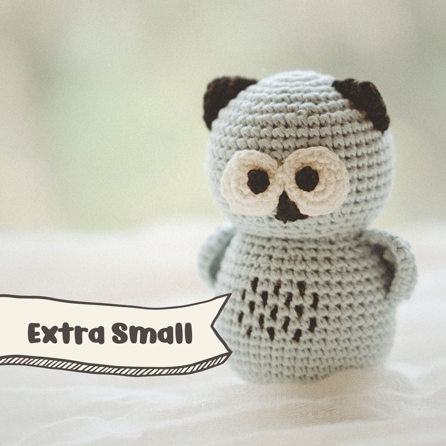*Extra Small* Scowl Owl - Bargain Bin Bitsy