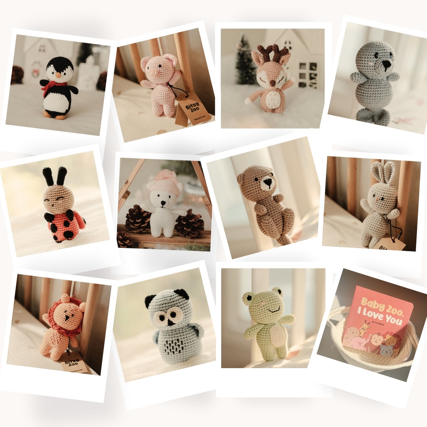 12 Days of Christmas Set 2025 - 11 Bitsies + Book + 2 Baskets