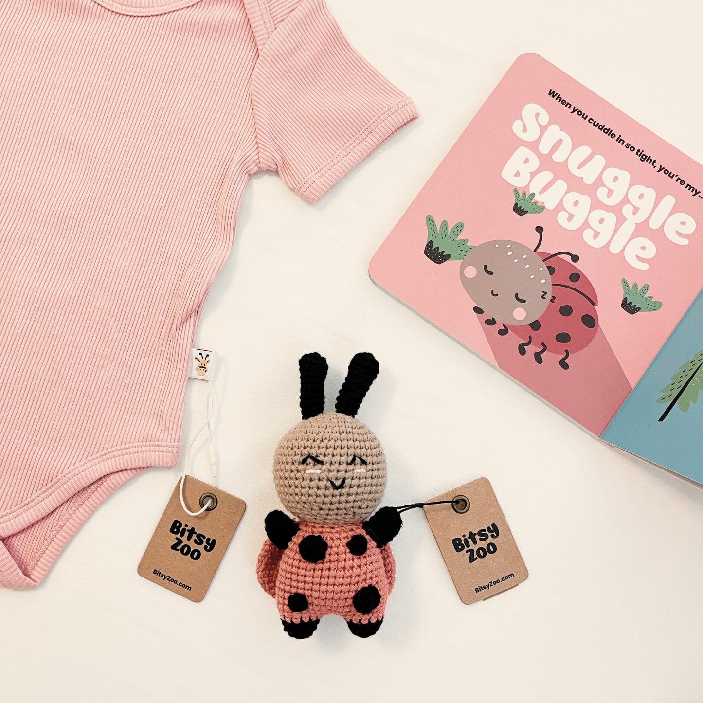 Bitsy Bodysuit - Coral Pink