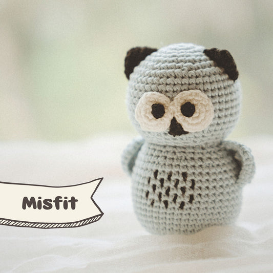 *Misfit* Scowl Owl - Bargain Bin Bitsy